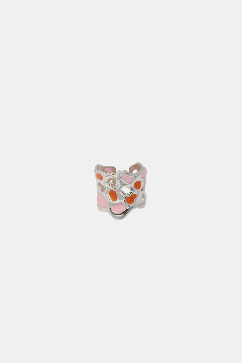 Ring 12.84 Orange And Pink