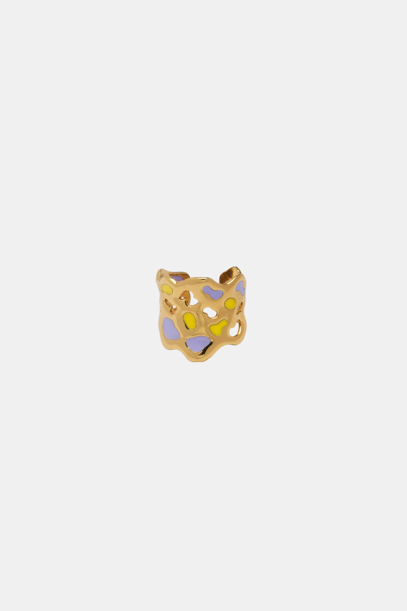 Ring 12.84 Lilac And Yellow