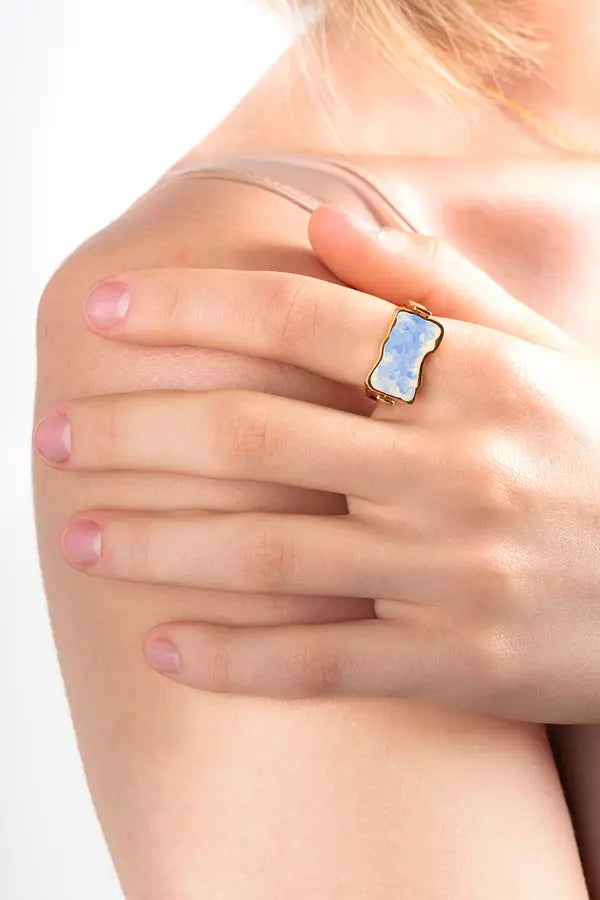 Duo Ring Drought Gold Multi Cream