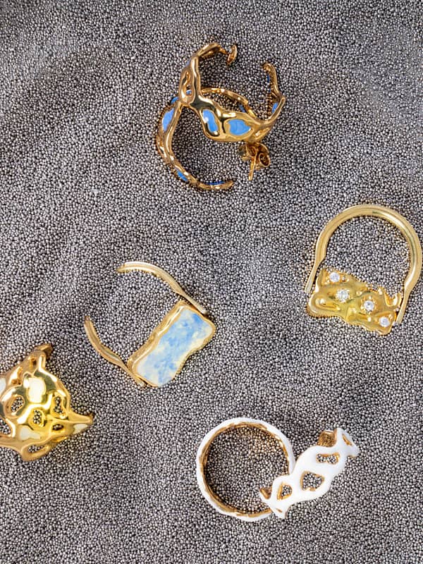 Duo Ring Drought Gold Multi Cream