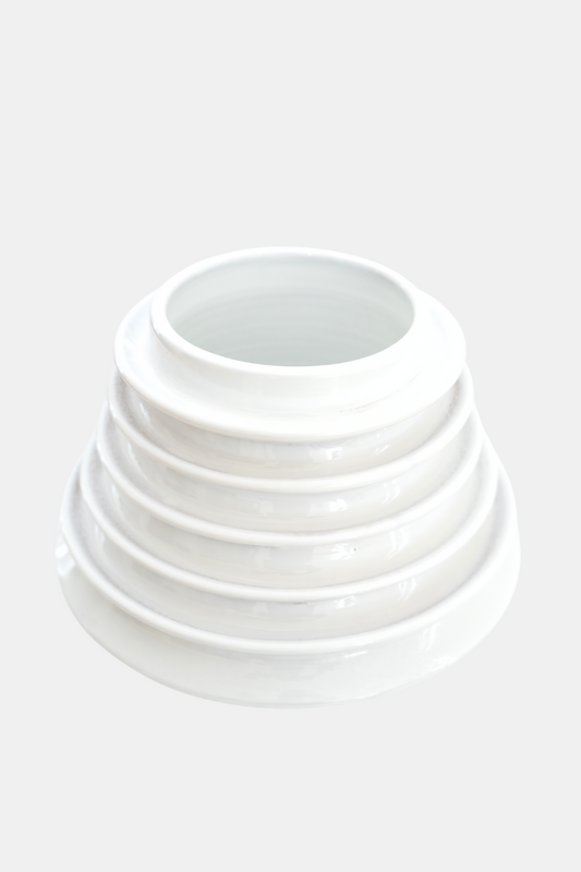 Spiral Vase White
