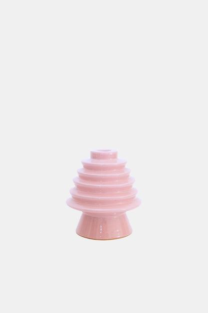 Round&Round Small Candle Holder Pink