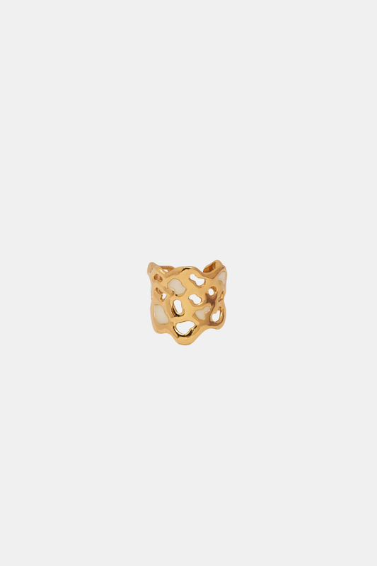 Ring 12.84 Gold And Cream
