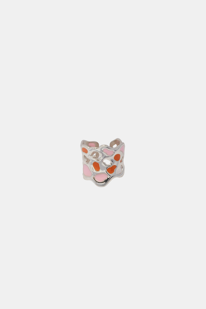 Ring 12.84 Orange And Pink