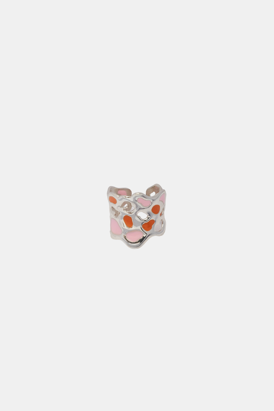 Ring 12.84 Orange And Pink