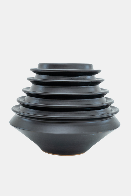 Spiral Vase Matt Black