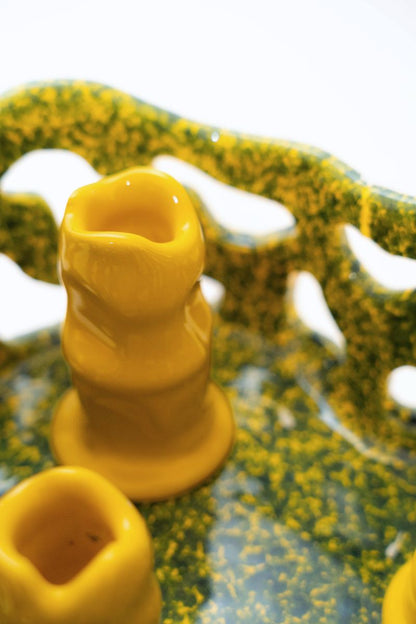 Siccità Candle Holder Yellow
