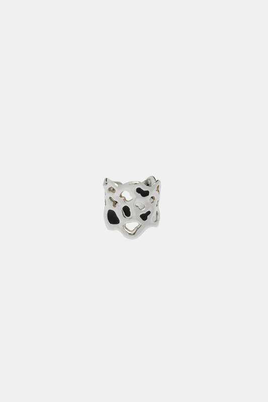 Ring 12.84 Silver And Black