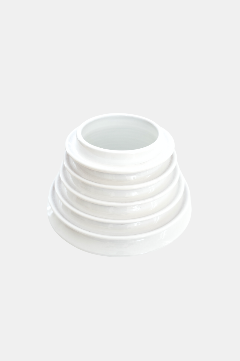 Spiral Vase White