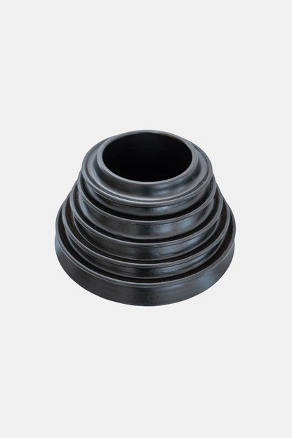 Spiral Vase Matt Black
