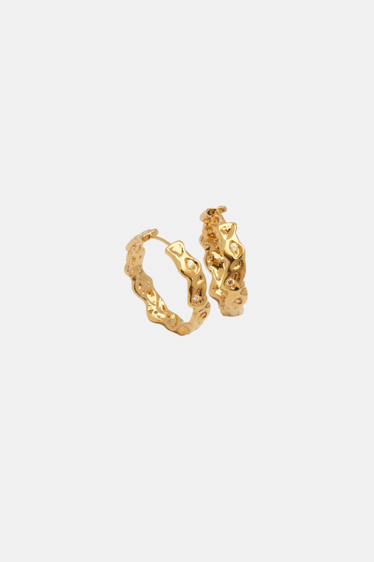 Big Circular Hoops Gold