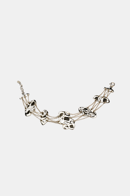Bracelet 6889 Silver And Black