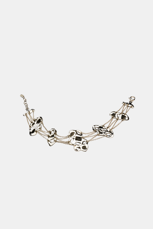 Bracelet 6889 Silver And Black