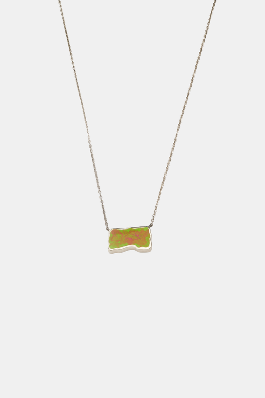 Duo Pendant Drought Fuchsia And Green
