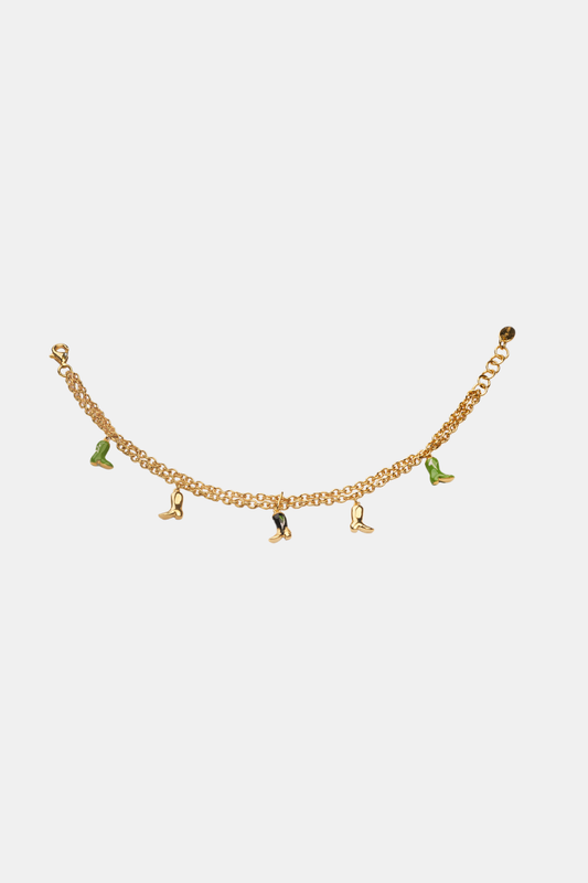 Dallas Boots Bracelet Gold