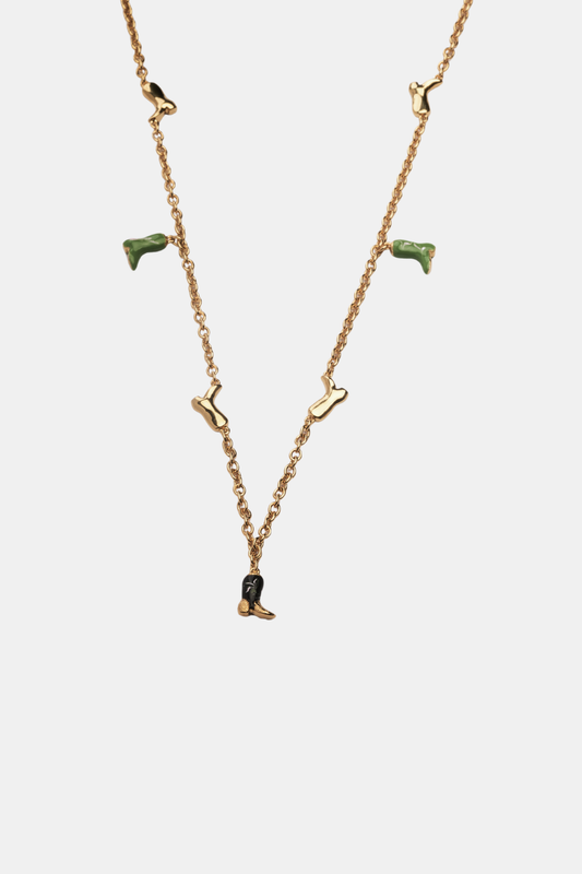 Dallas Boots Necklace