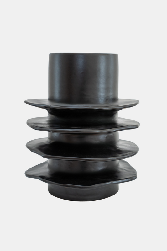 Rafflesia Vase Matt Black