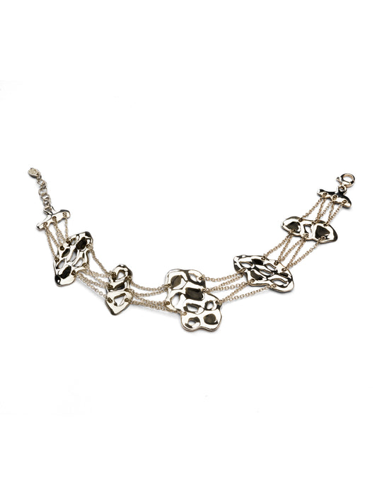 Bracelet 6889 Silver And Black