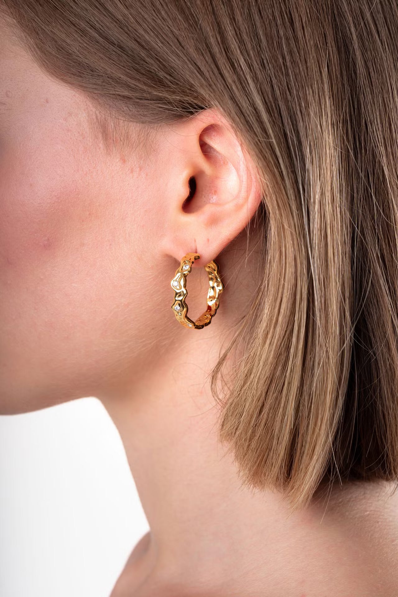 Big Circular Hoops Gold