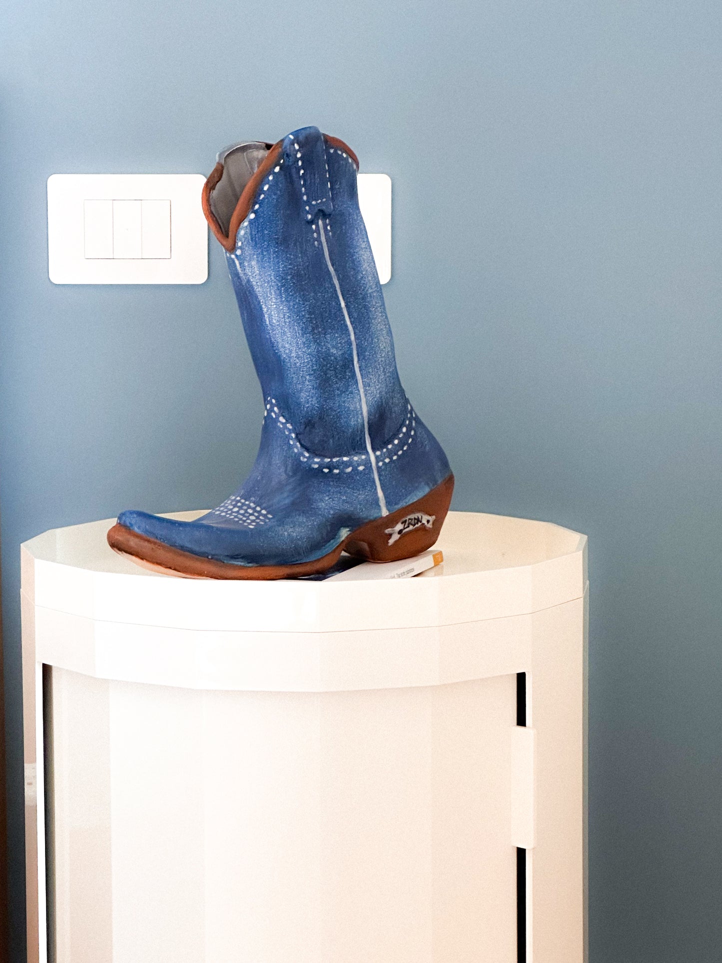 Denim Texan Vase