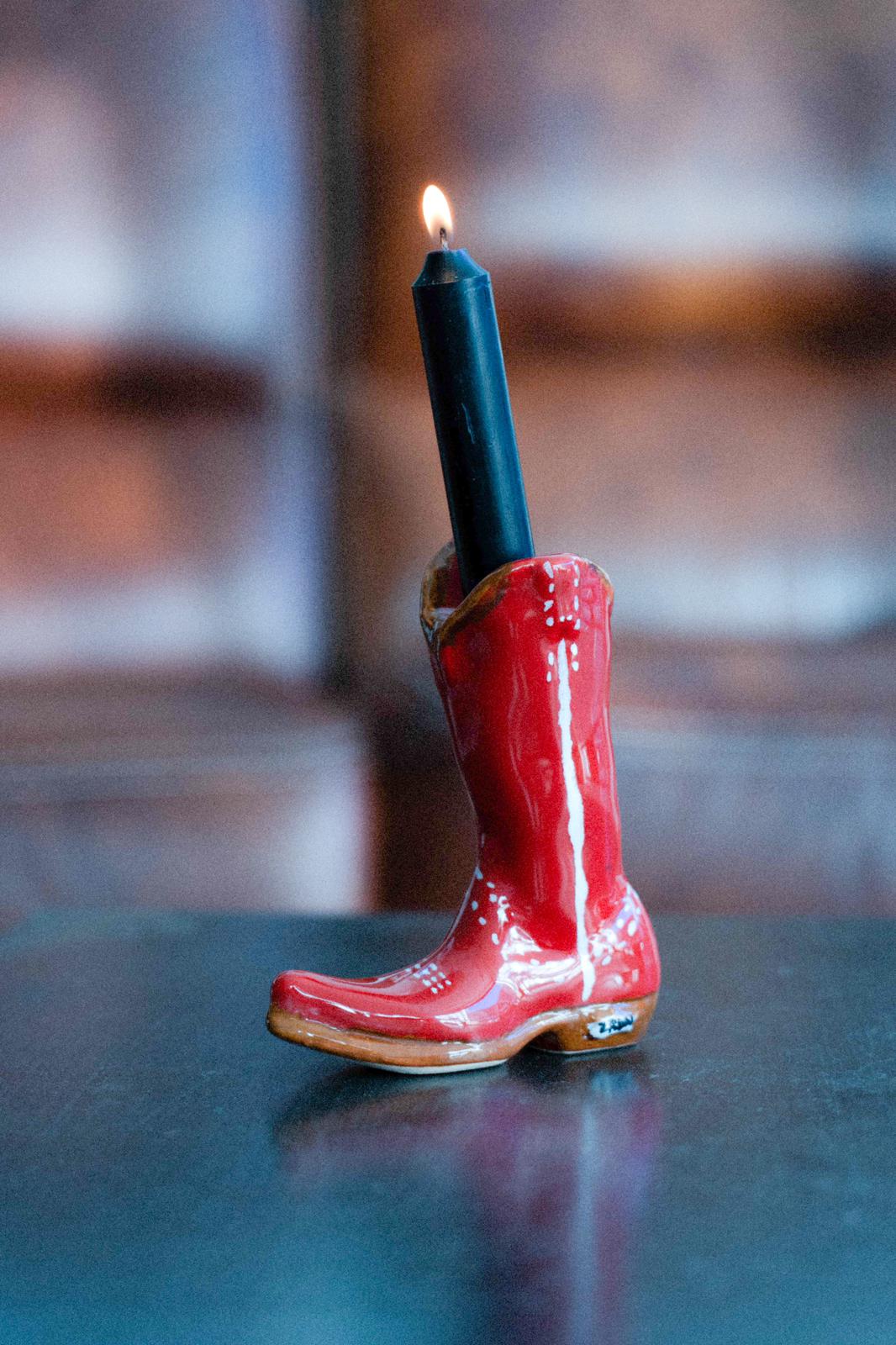 Red Mini Texan Boot