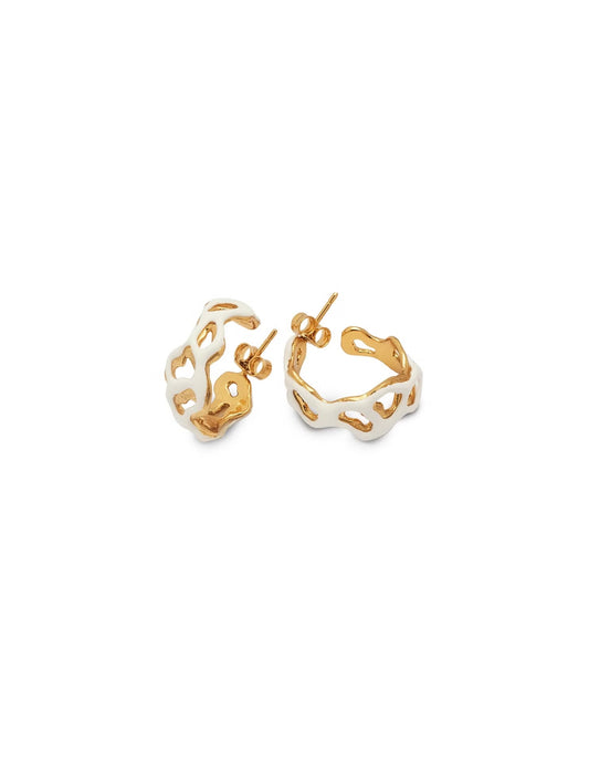 Hoops Blast Up White And Gold