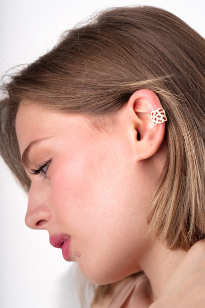 Earcuff 94 Cream And Gold