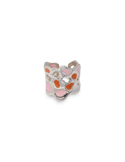 Ring 12.84 Orange And Pink